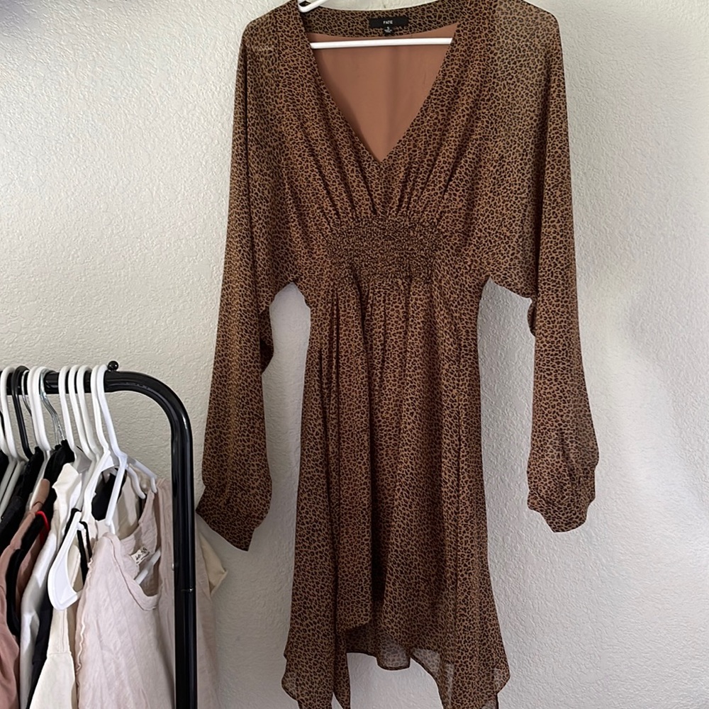 Leopard dress size small